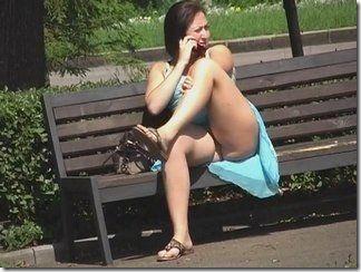 best of In park upskirt Real