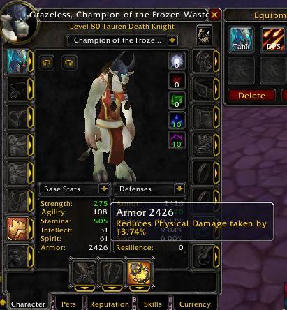 Marine reccomend Armor penetration cap for hunters wow