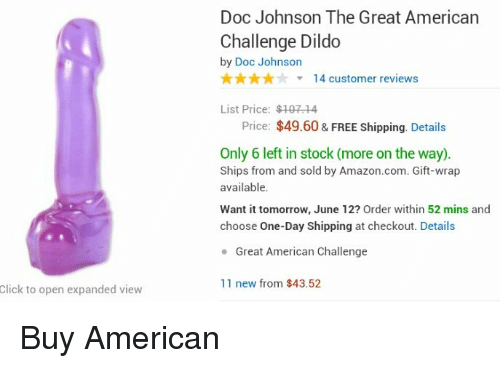 Scarlet reccomend Girl uses great american challenge dildo
