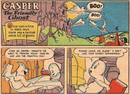 Casper the friendly ghost comic strip