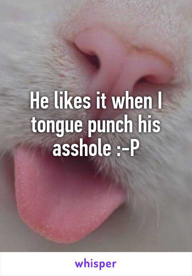 Tongue in the asshole