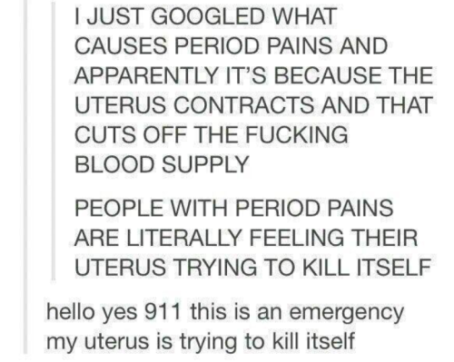 Period cramps jokes