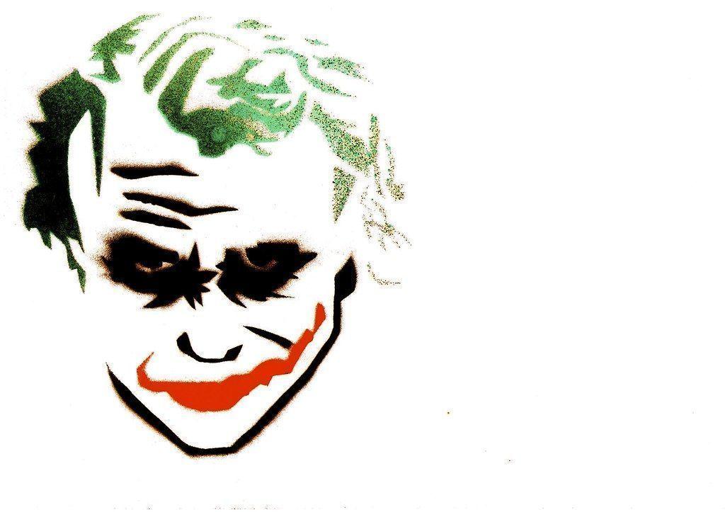 best of Heath Joker ledger stencil