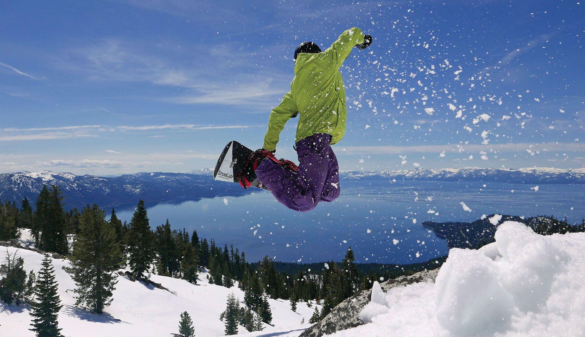 Film amateur snowboard  photo