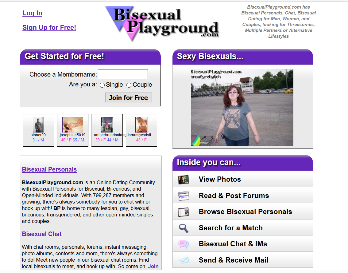 Bisexual personals free