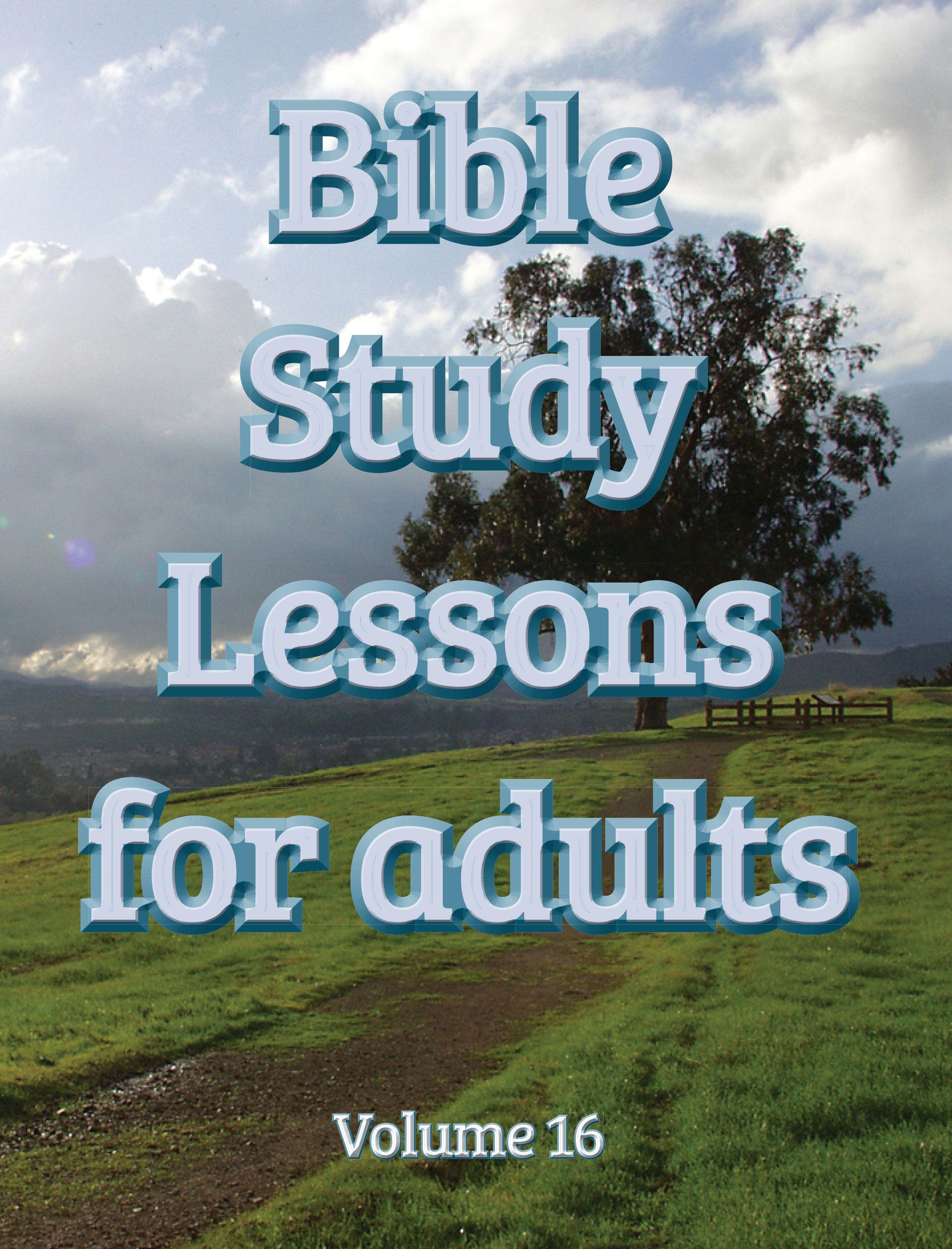Peanut recomended Adult bible study lessons