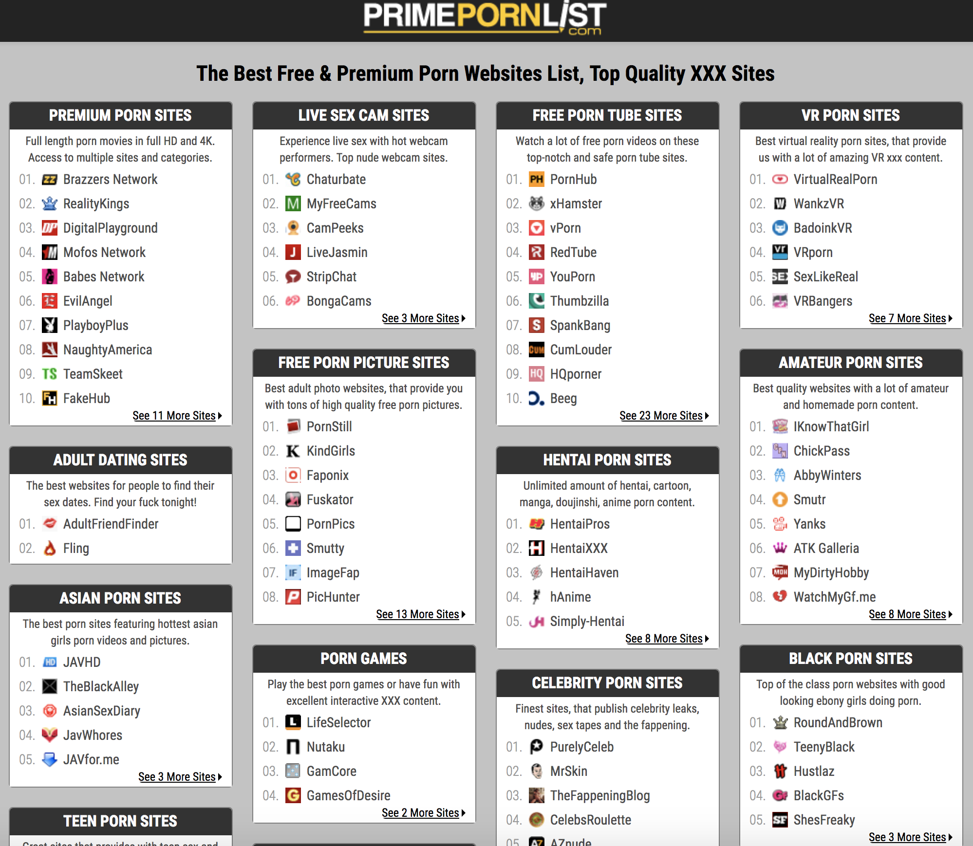 best of Sites porn Best list free