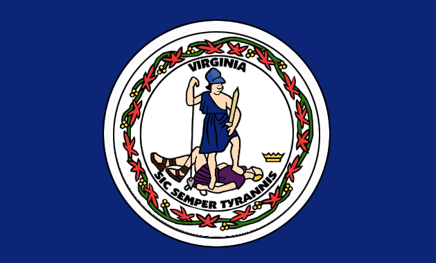 best of Flag Virginia state