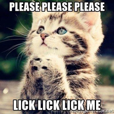 Lick it me please