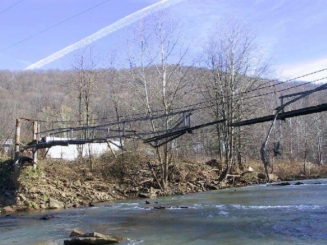 West virginia swinging bridge