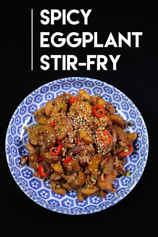 best of Spicy chicken ground and Asian eggplant recipe