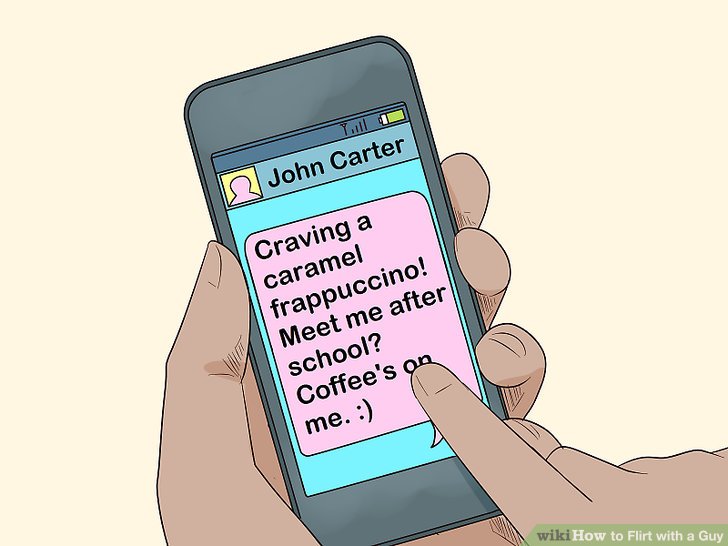 How to flirt with men online