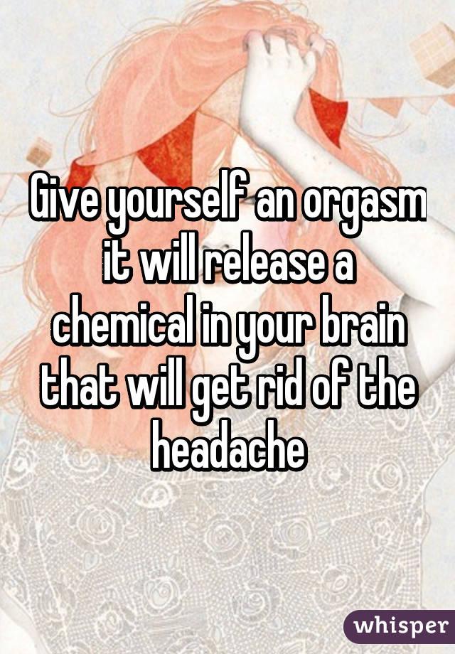 Give orgasm yourself