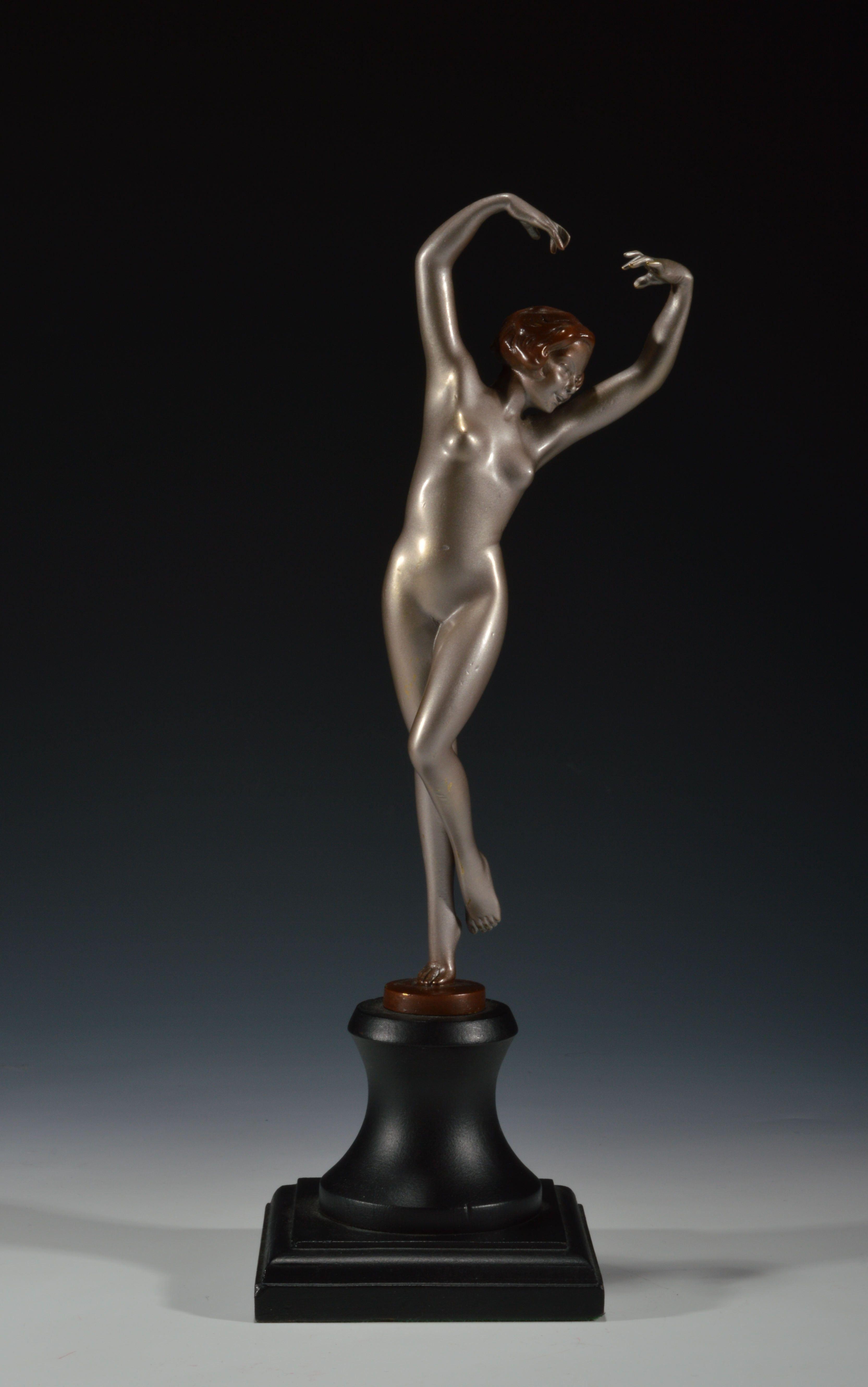 CatвЂ™s E. reccomend Antique bronze naked dancer