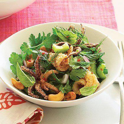 Asian calamari salad recipe