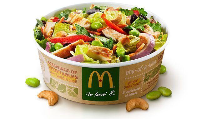 Taz reccomend Asian chicken mcdonalds salad