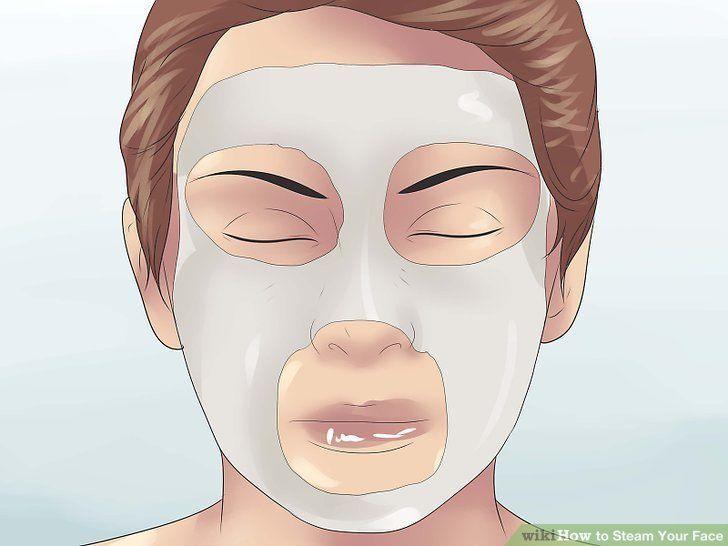 Steam facial for dry skin