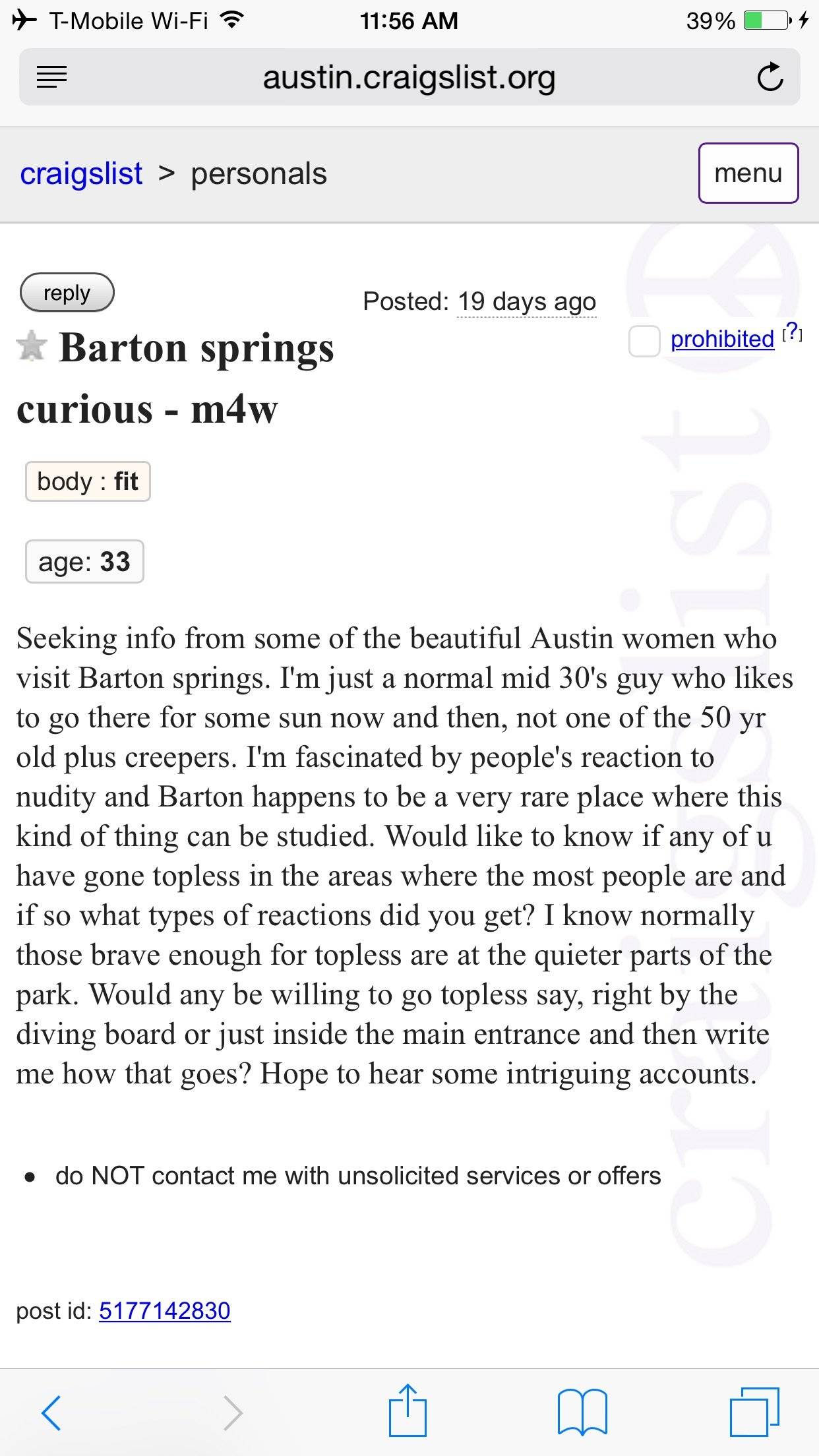 best of Springs voyeur Barton
