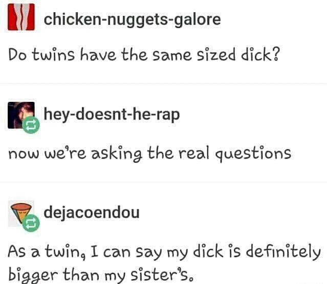 Do twins penises look the same