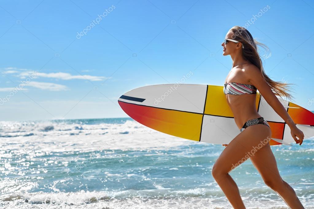 best of In Bikini surf running