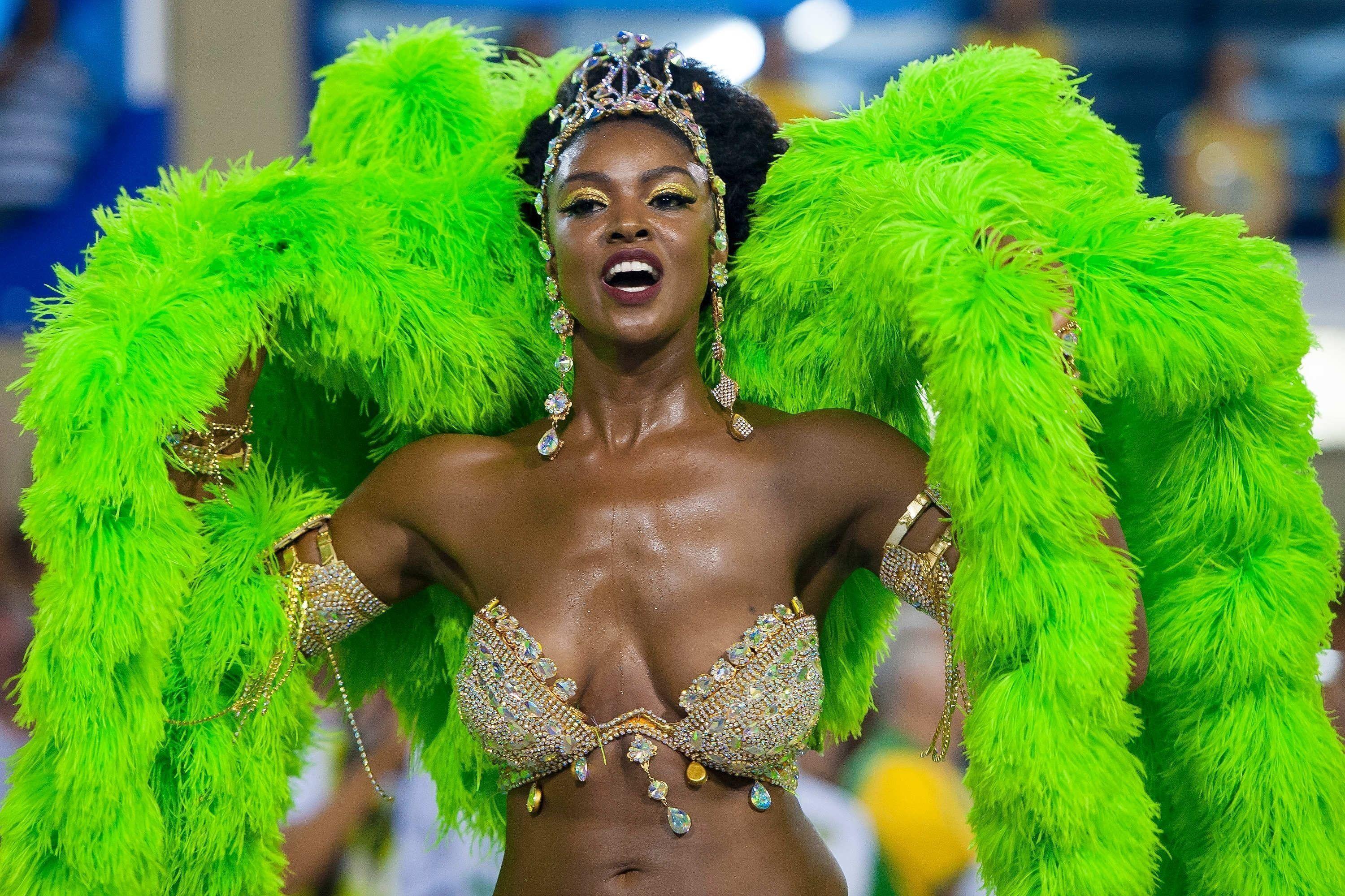 Black girls at rio carnival picture