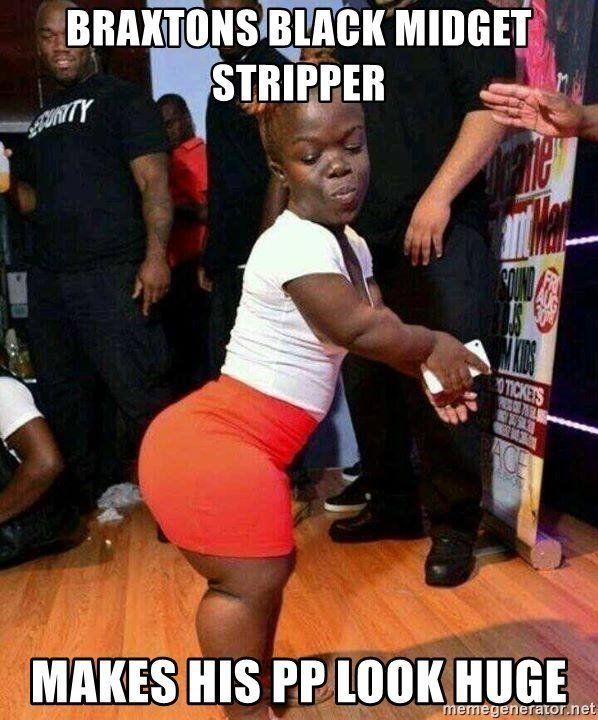 Black midget stripper