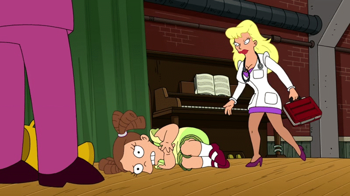best of Nude futurama Blonde from doctor
