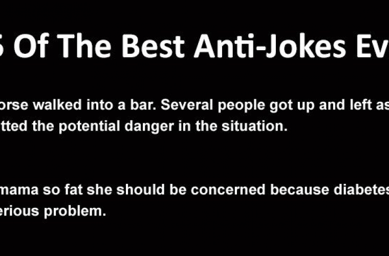 Rubble reccomend Top ten anti jokes