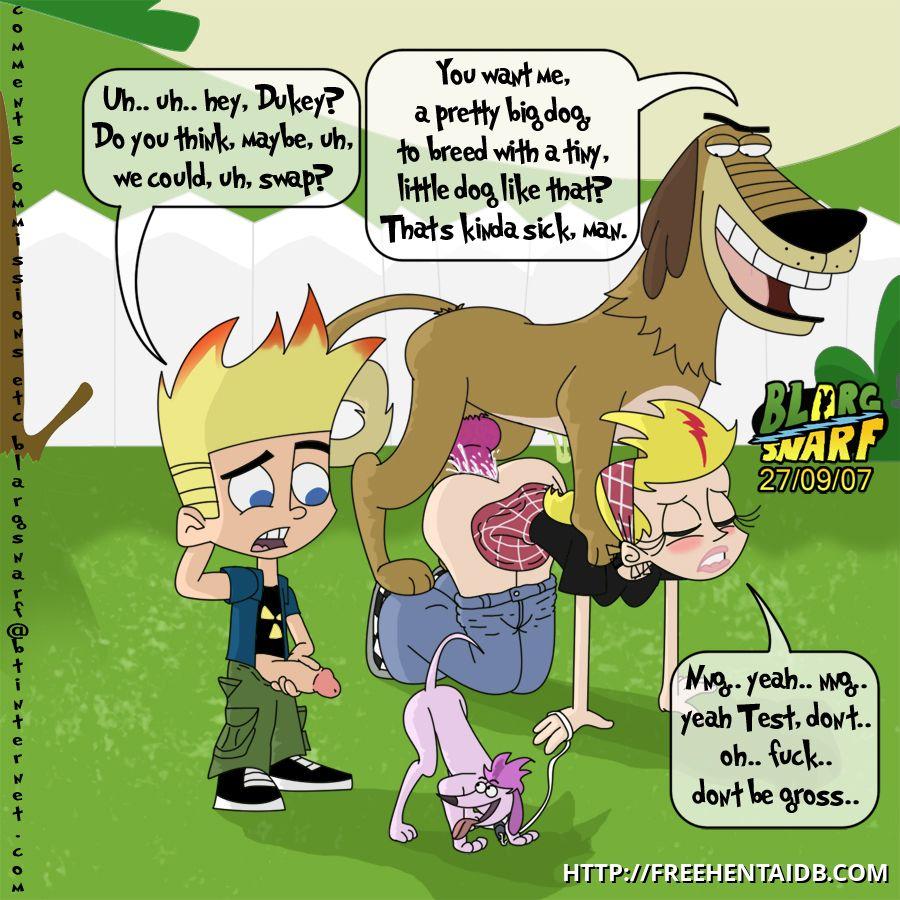 Johnny Test Moving Nude
