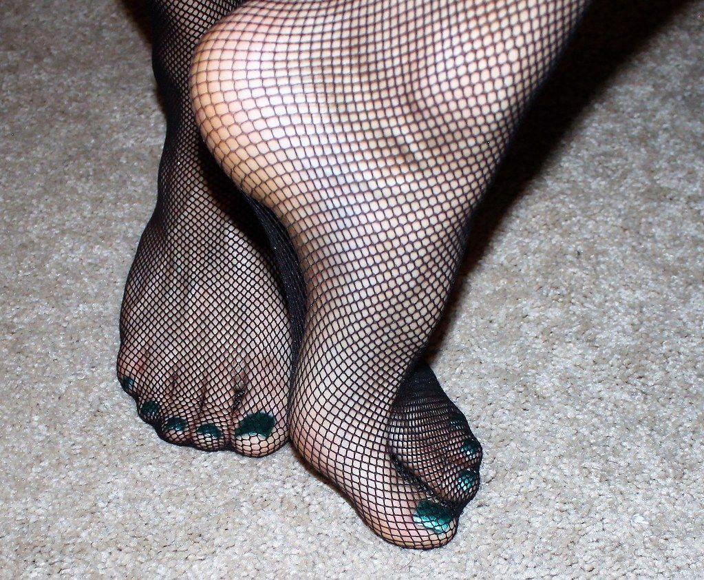 best of And stockings feet pantyhose cock Crossdresser