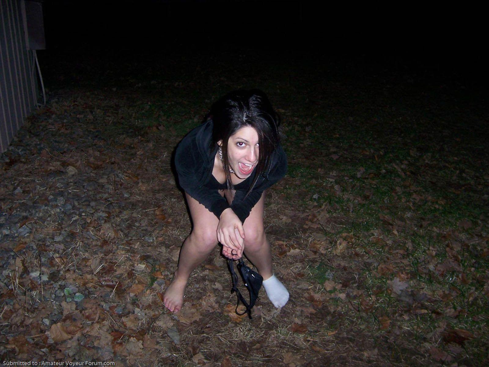 Girls pissing outdoor movies