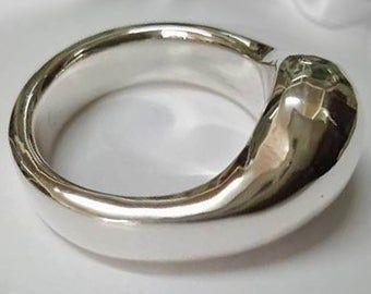 Cock ring silver sterling