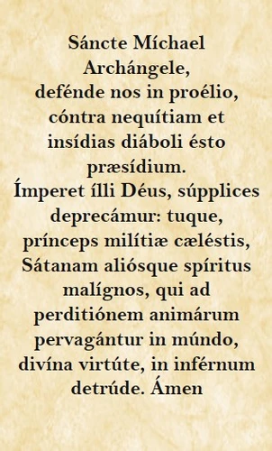 best of Prayer St in latin michael
