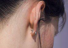 Ear piercing men fetish
