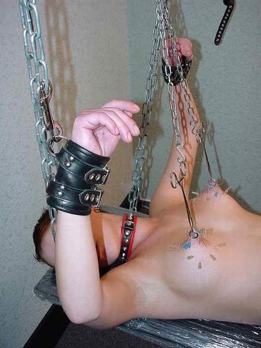 Electro sex bondage torture