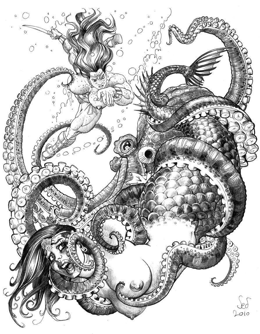 best of Illustrations Erotic tentacle