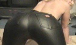 Pepper recomended porn Cum on leather pants