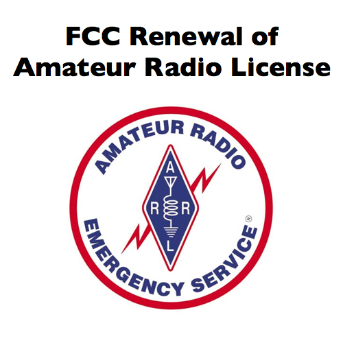 Fcc amateur license renewal