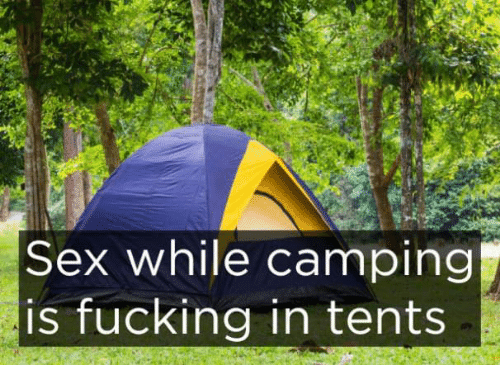 Dead R. reccomend Fucking in tents