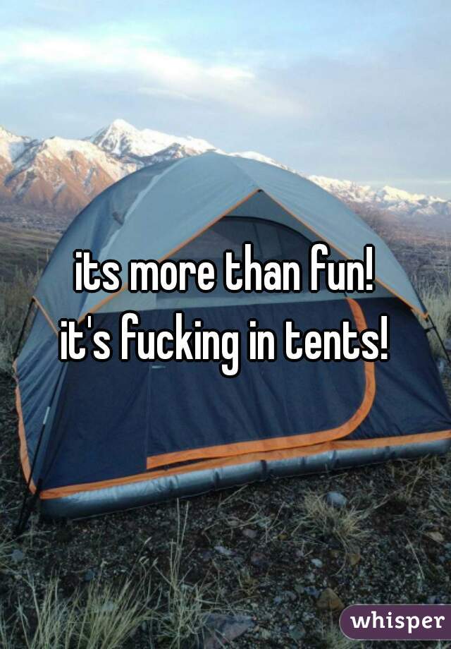Fucking in tents