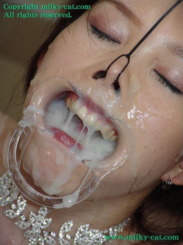 best of Ends cum with off mouth full gagging on cock Hot up wife big