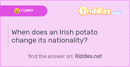 best of Riddles funny Irish