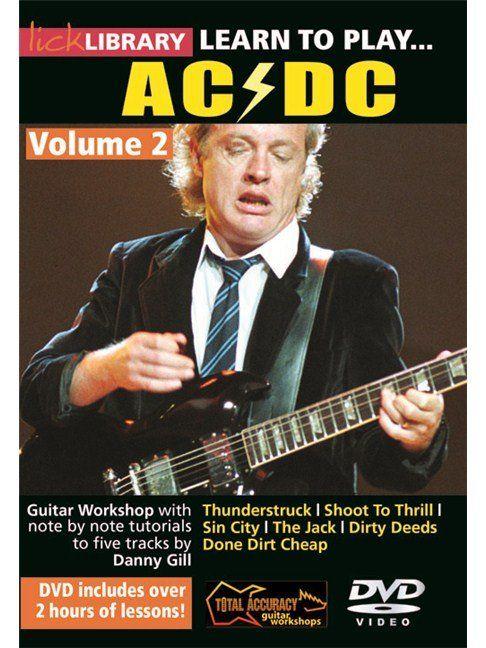 Learn to play acdc lick library