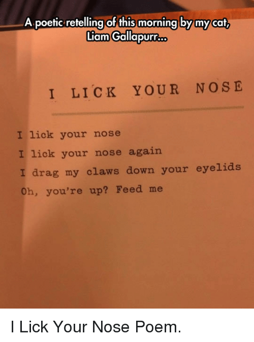 best of Poems pussy Lick my