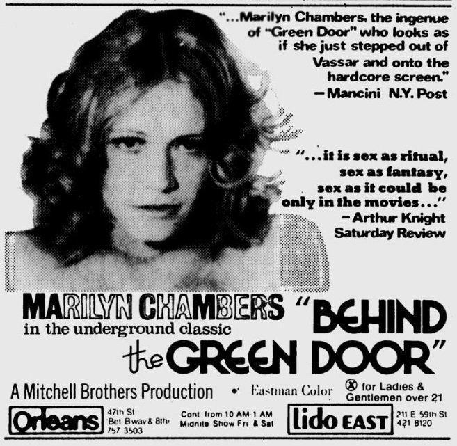 Marilyn chambers orgasm green door