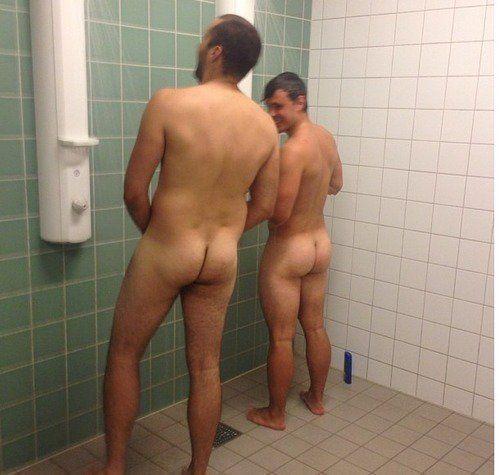 Naked gay rugby shower