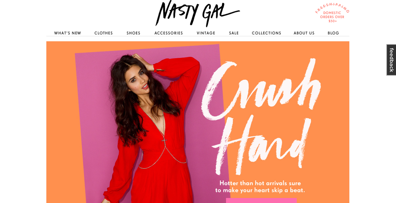 Nasty gal and other good websites