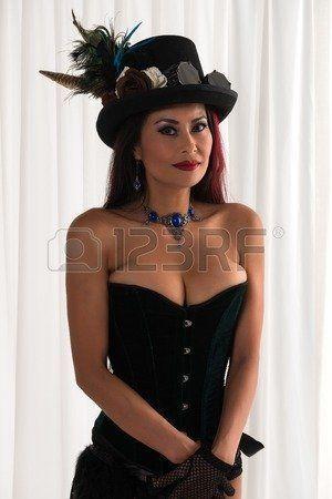 Sierra reccomend Redhead plaid corset white thong