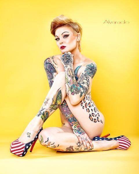 best of Nude tattoo Samantha smith model
