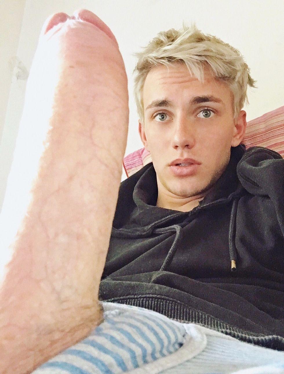 Sexy teenage guy big cock  picture